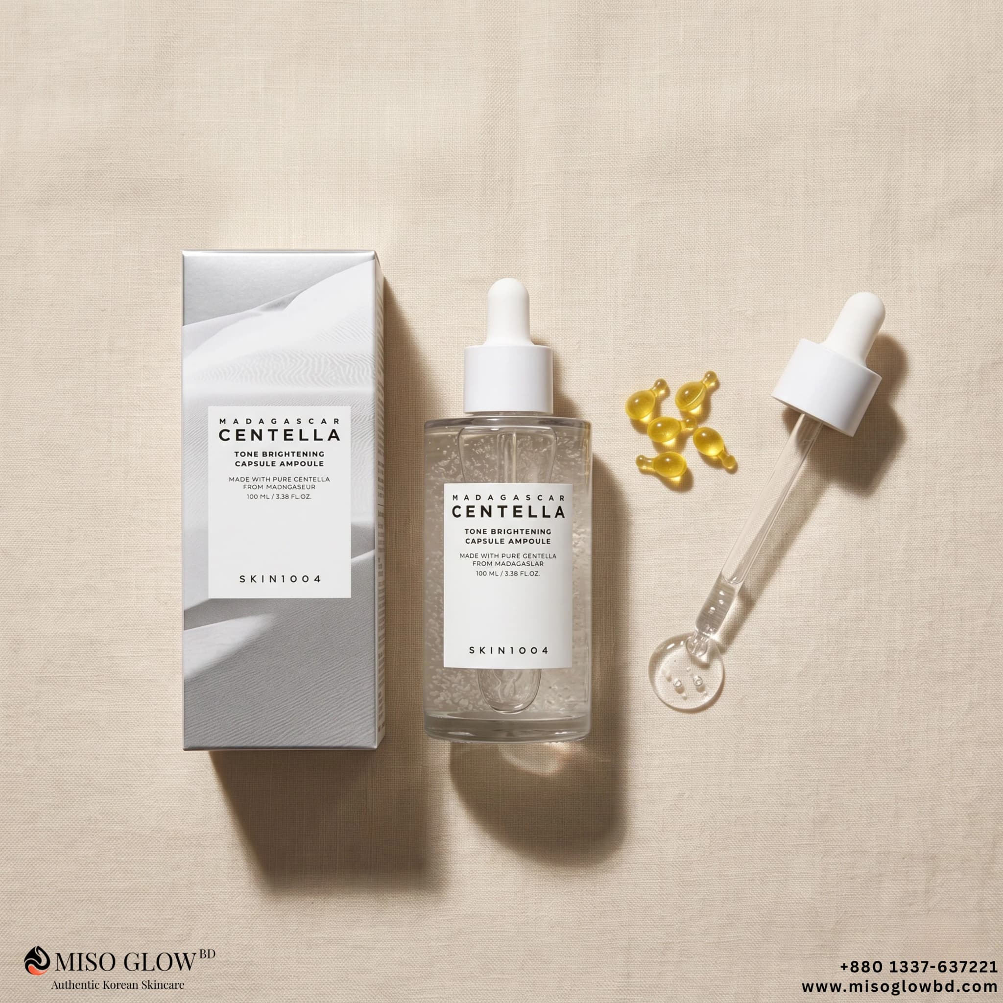 SKIN1004 Madagascar Centella Tone Brightening Capsule Ampoule 100ml