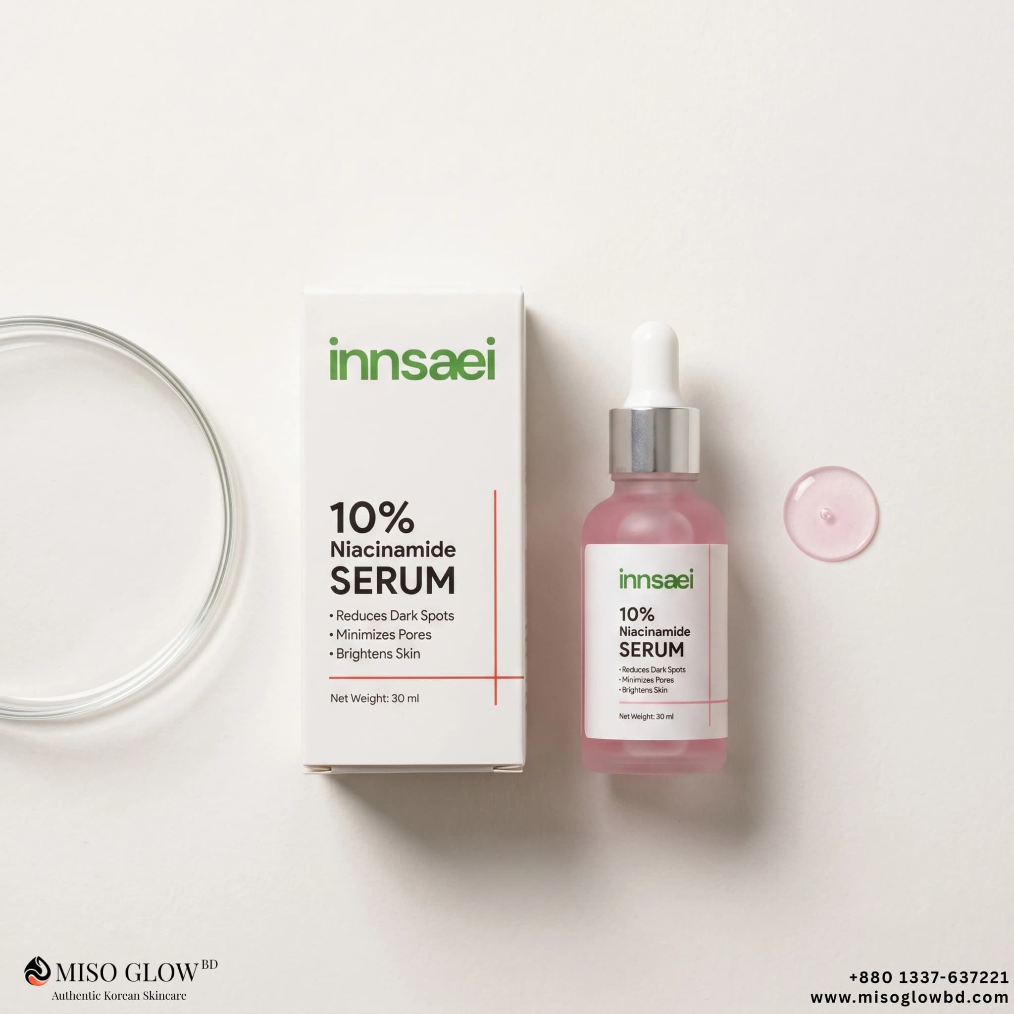 innsaei 10% Niacinamide Serum 30ml